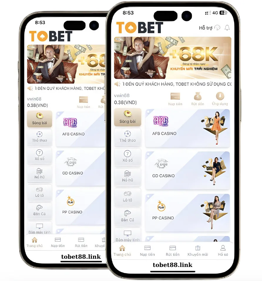 Tải app tobet88 trải nghiệm mọi lúc mọi nơi